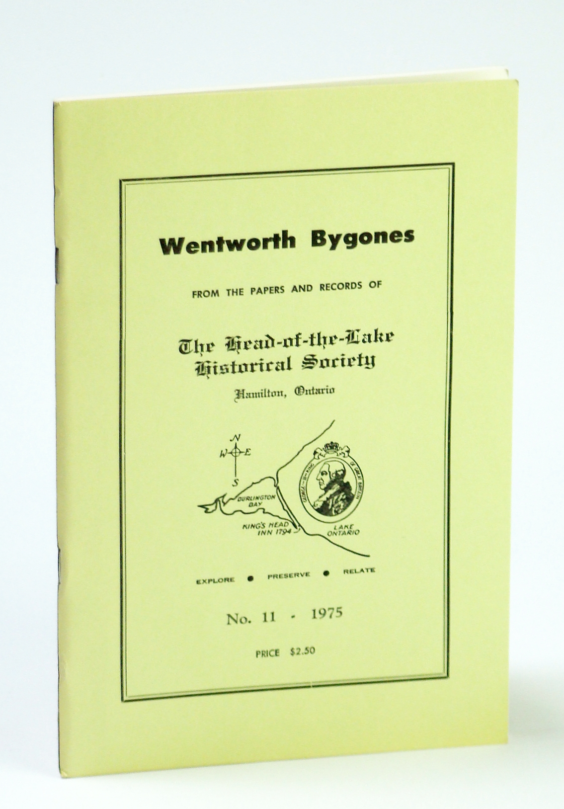 Image for Wentworth Bygones: From the Papers and Records of The Head-of-the-Lake Historical Society, No. 11 (Eleven) 1975