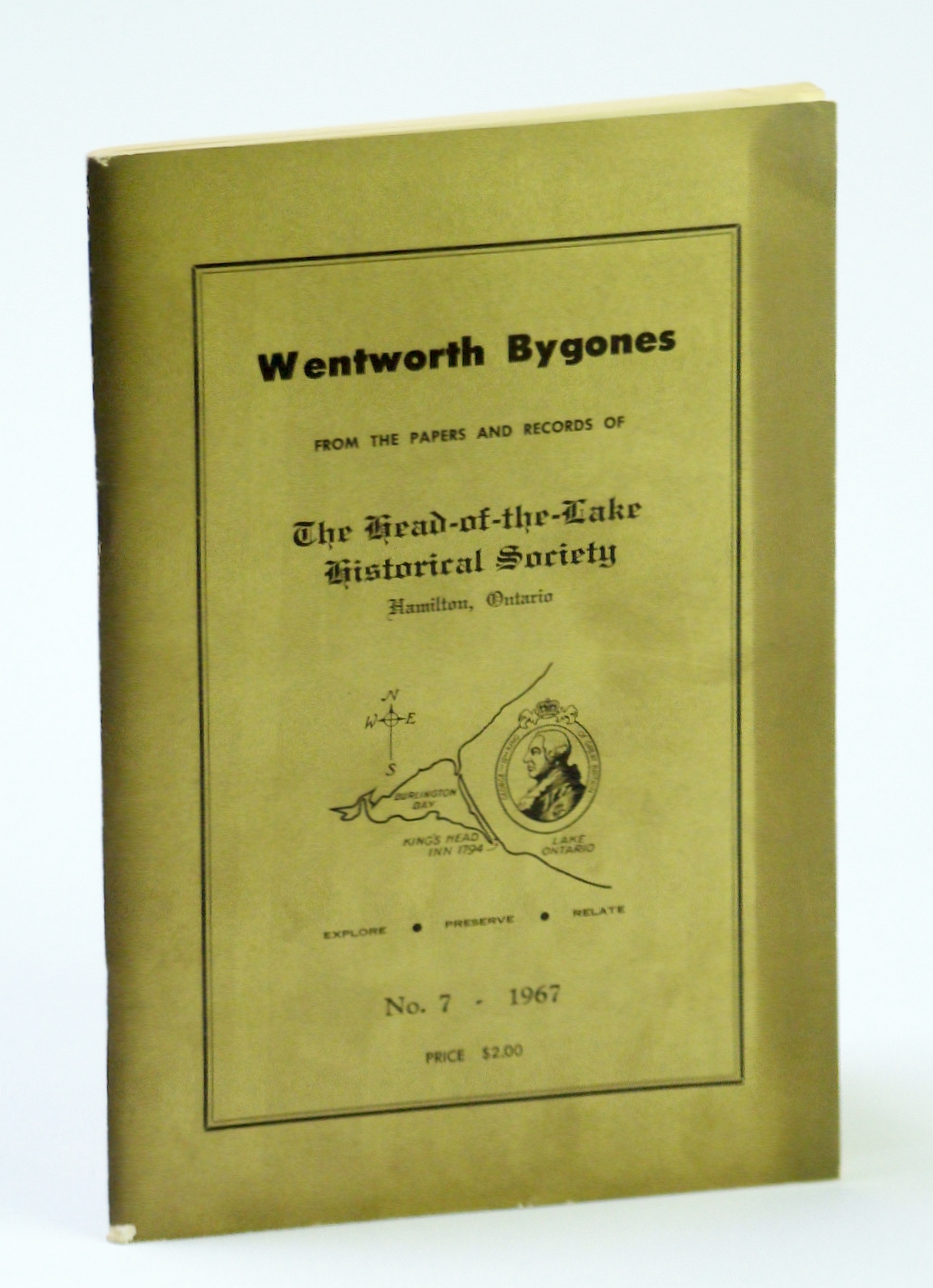 Image for Wentworth Bygones: From the Papers and Records of The Head-of-the-Lake Historical Society, No. 7 (Seven) 1967