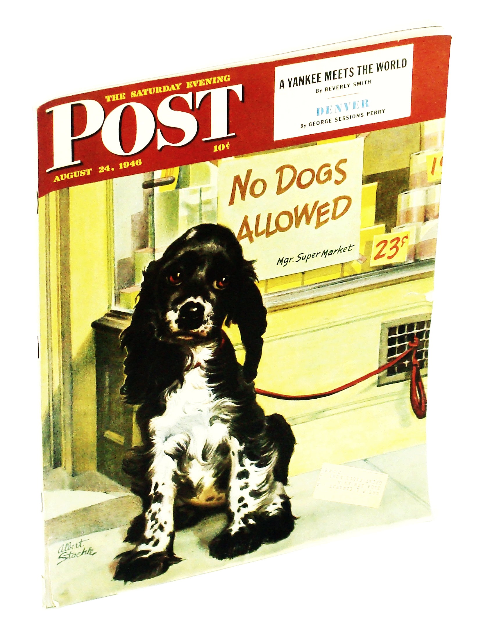 Image for The Saturday Evening Post Magazine, August [Aug.] 24, 1946: Our Agents Behind the Iron Curtain Vol. 219, No. 8