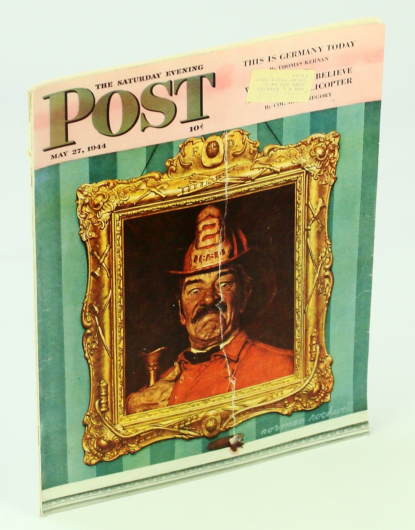 Image for The Saturday Evening Post Magazine, May 27, 1944: This Is Germany Today Vol 216, No. 48