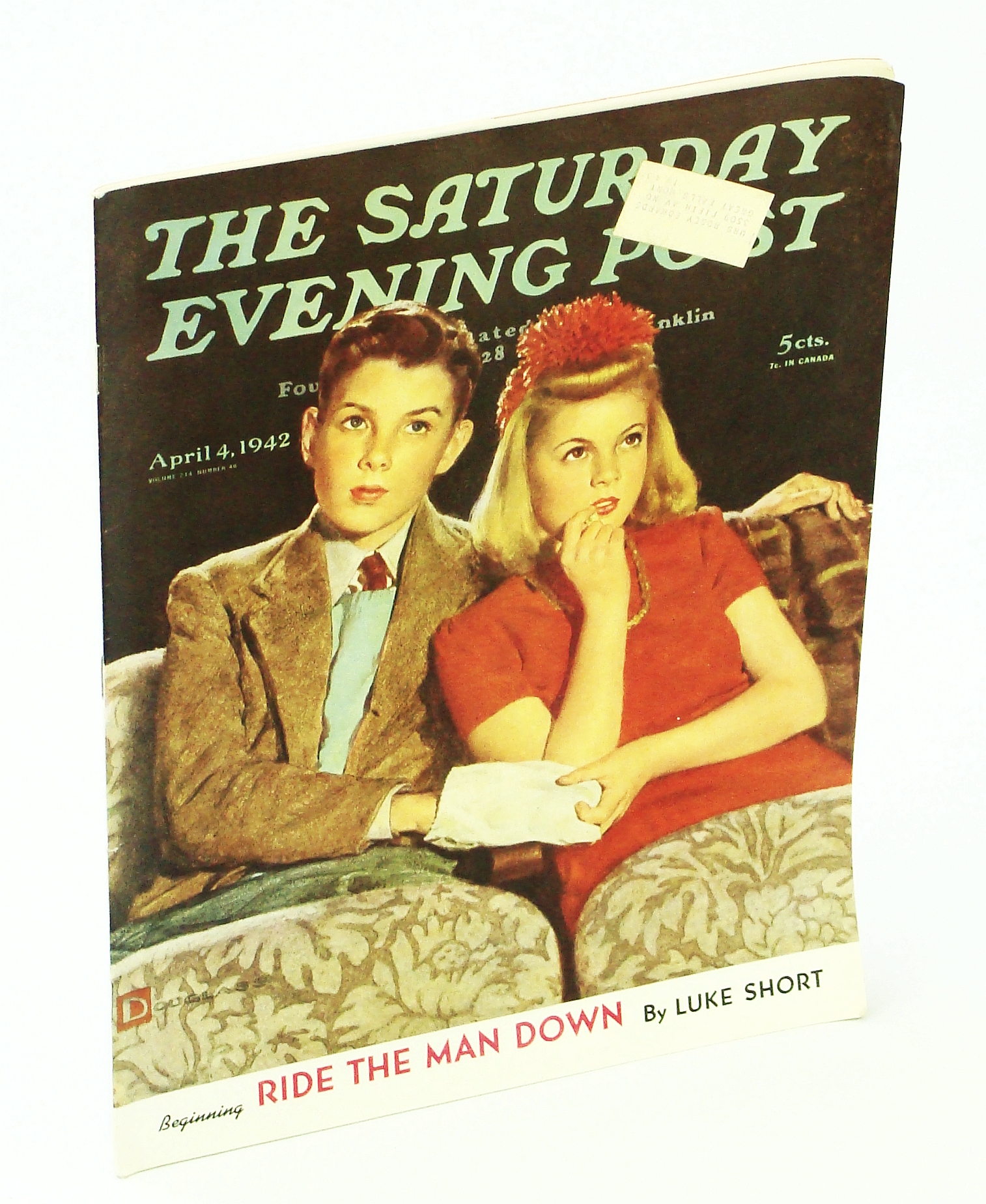 Image for The Saturday Evening Post, April [Apr.] 4, 1942 - Total War Volume 214, Number 40