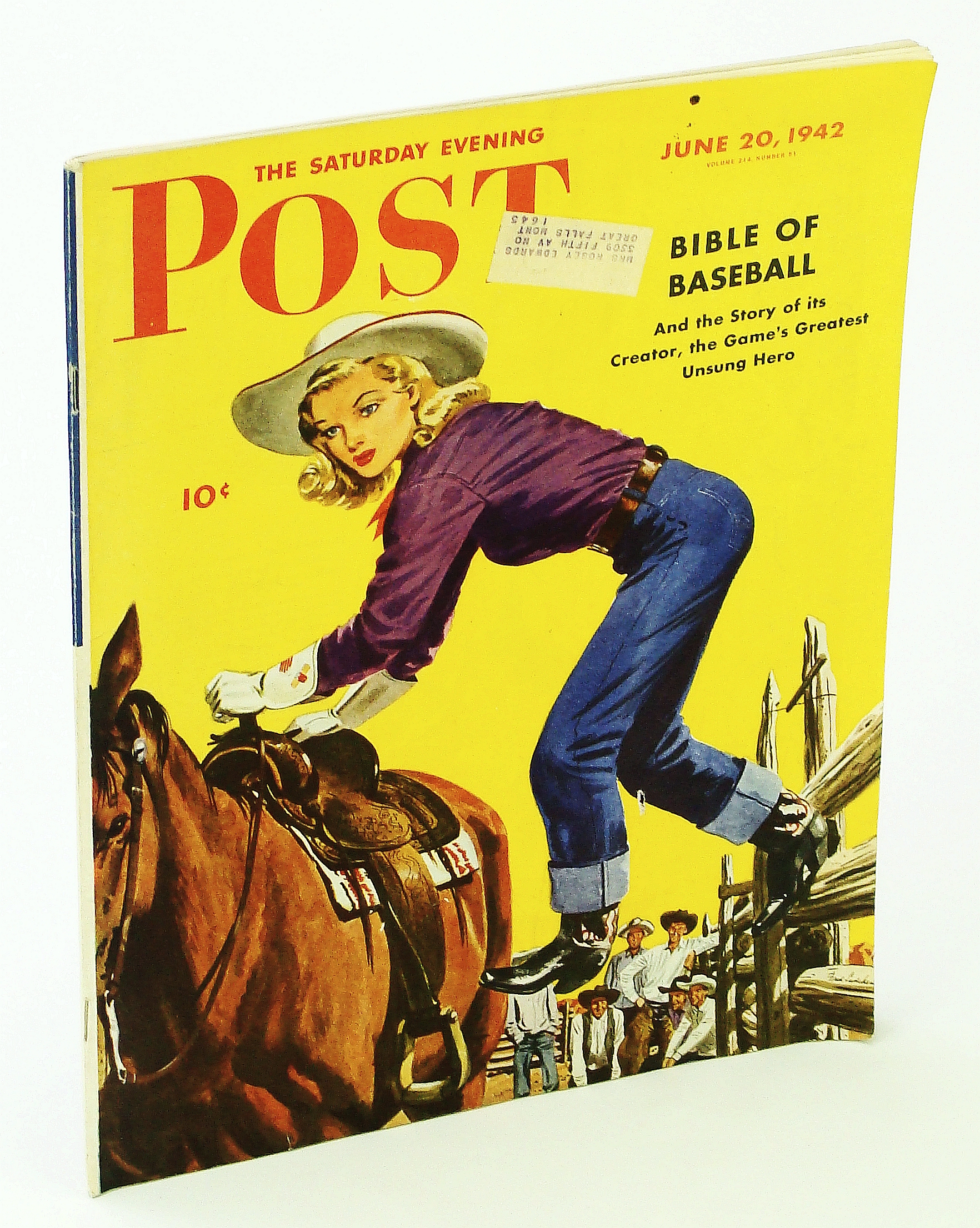 Image for The Saturday Evening Post - June 20, 1942: I Escaped From Hong Kong / Taylor Spink Volume 214, Number 51