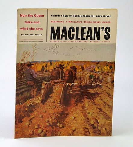 Image for Maclean's - Canada's National Magazine, October (Oct.) 12, 1957 - Canada's Biggest Big Businessmen