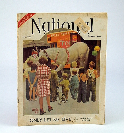 Image for National Home Monthly Magazine, July 1937 - Canada's Place in Cricket / Albania's Soldier-King Seeks Million Dollar Queen