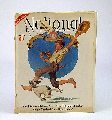 Image for National Home Monthly Magazine, June 1936 - Scotland Yard vs. Crime / Golf Duds and Stars / The Debt Dilemma