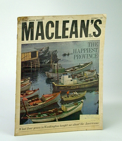 Image for Maclean's - Canada's National Magazine, November (Nov.) 2, 1964