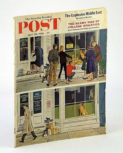 30's~ THE SATURDAY EVENING POST マガジンバッグ（The Saturday