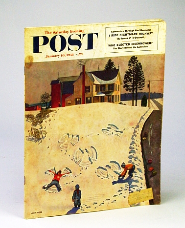 Image for The Saturday Evening Post, January (Jan.) 10, 1953: Commuting Through Red Germany / Baseball's Biggeset Winner, Robin Roberts of the Phillies