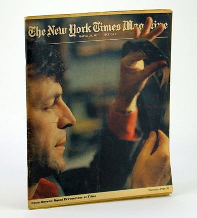 Image for The New York Times Magazine, March (Mar.) 21, 1971 - Costa Gavras Cover Photo / Palm Beach Social Scene