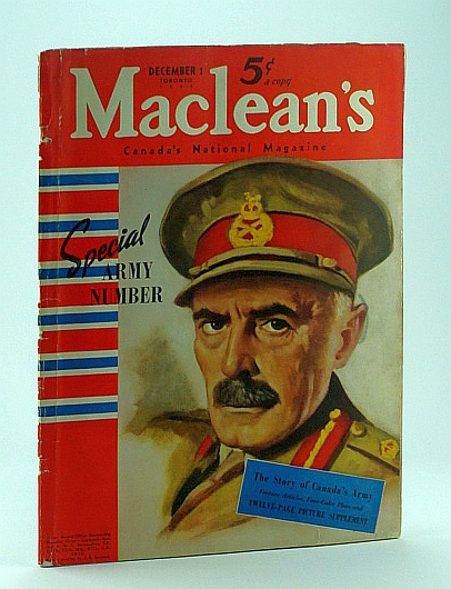 Image for Maclean's - Canada's National Magazine, December 1, 1941 - Special Army Number/E.J. Hughes Art