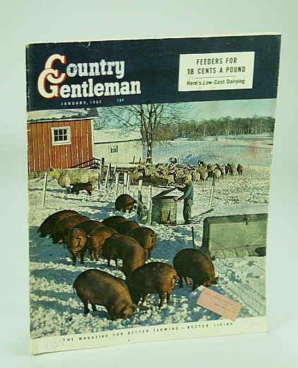 Image for Country Gentleman Magazine - The Magazine for Better Farming, Better Living, January (Jan.) 1952 -  Low-Cost Dairying
