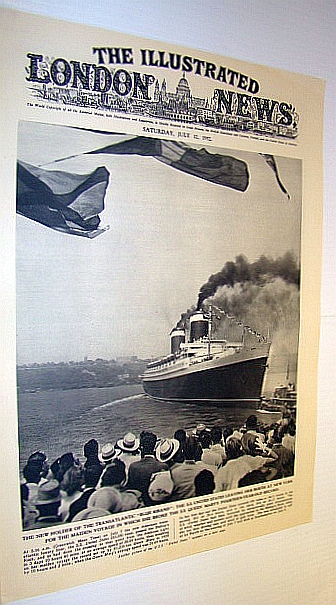 Image for The Illustrated London News (ILN), July 12, 1952 - Maiden Voyage of The S.S. United States