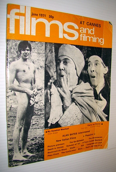 Image for Films and Filming Magazine, June 1971 - At Cannes (cover Photo of Nude Jurgen Draeger
