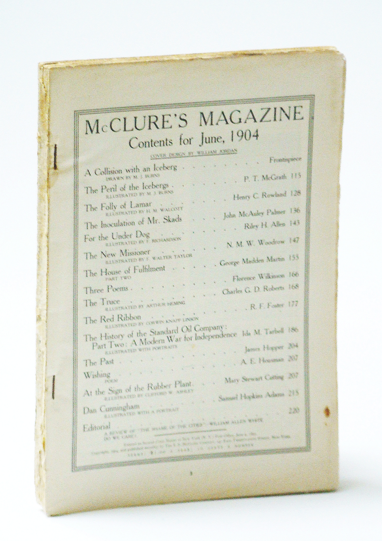 McClure's Magazine, June 1904, Vol. XXIII, No. 2 The History of the