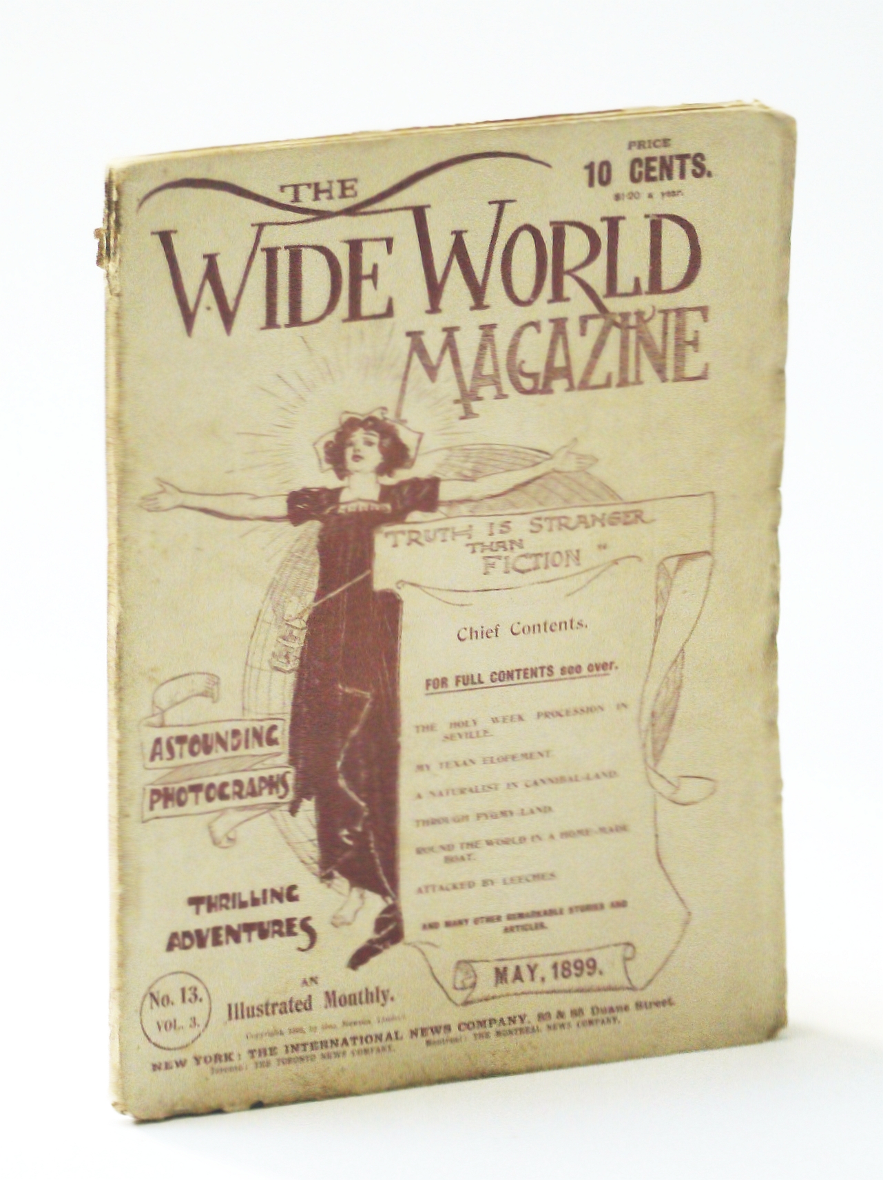 Image for The Wide World Magazine - An Illustrated Monthly, May 1899, Vol. 3, No. 13 - Klondike Mission / Heroes of Niagara / Martyrs of Ku-Cheng