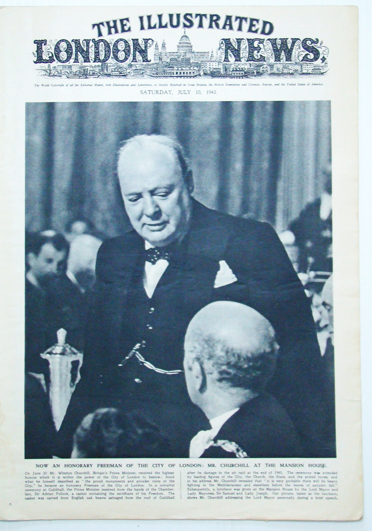 Image for The Illustrated London News (ILN), July 10, 1943 - Killing the U-Boat
