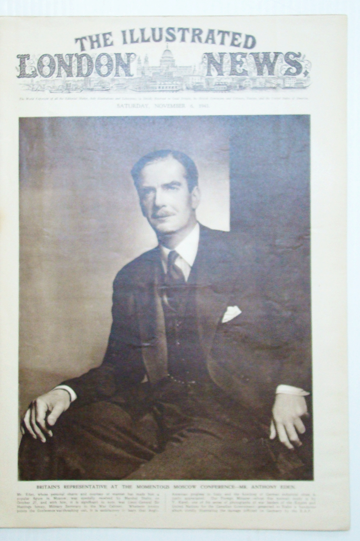 Image for The Illustrated London News (ILN), November (Nov.) 6, 1943 - The War in Italy