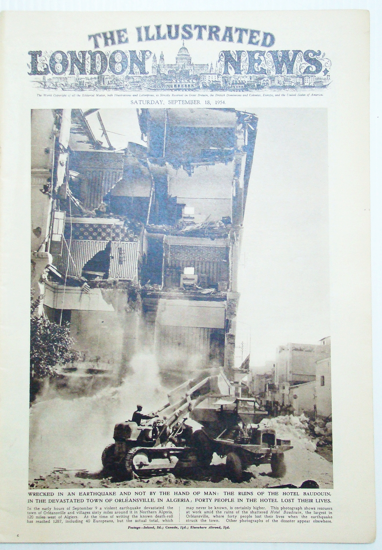 The Illustrated London News (ILN), September (Sept.) 18, 1954: Formosa (Taiwan) Prepares for Communist Invasion Image for The Illustrated London News (ILN), September (Sept.) 18, 1954: Formosa (Taiwan) Prepares for Communist Invasion