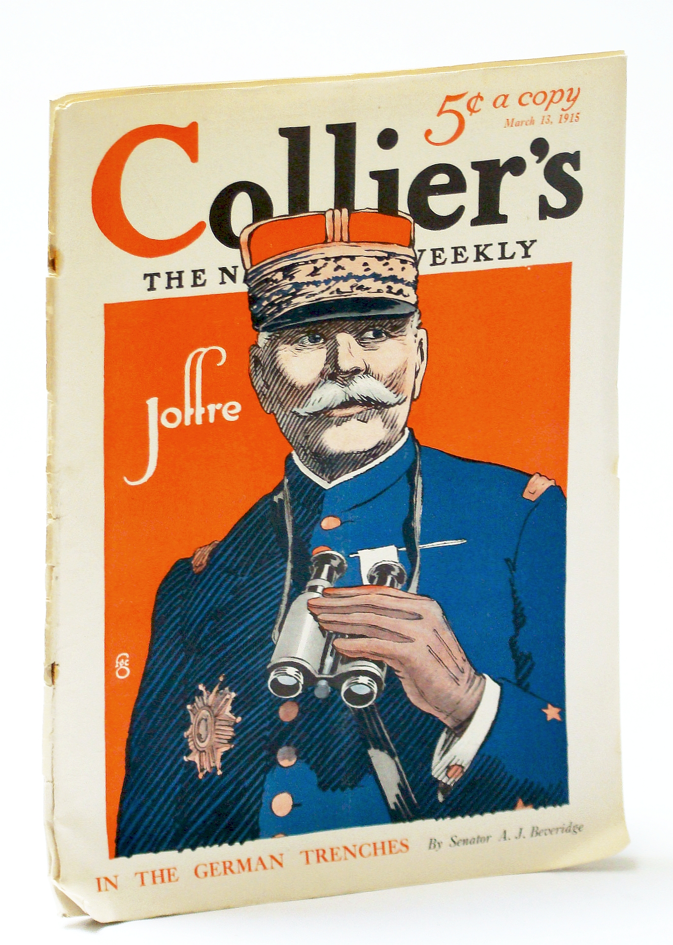 Collier's, The National Weekly (Magazine), March (Mar.) 13, 1915, Vol. 54, No. 26 - In the German Trenches / General Joseph Joffre Image for Collier's, The National Weekly (Magazine), March (Mar.) 13, 1915, Vol. 54, No. 26 - In the German Trenches / General Joseph Joffre