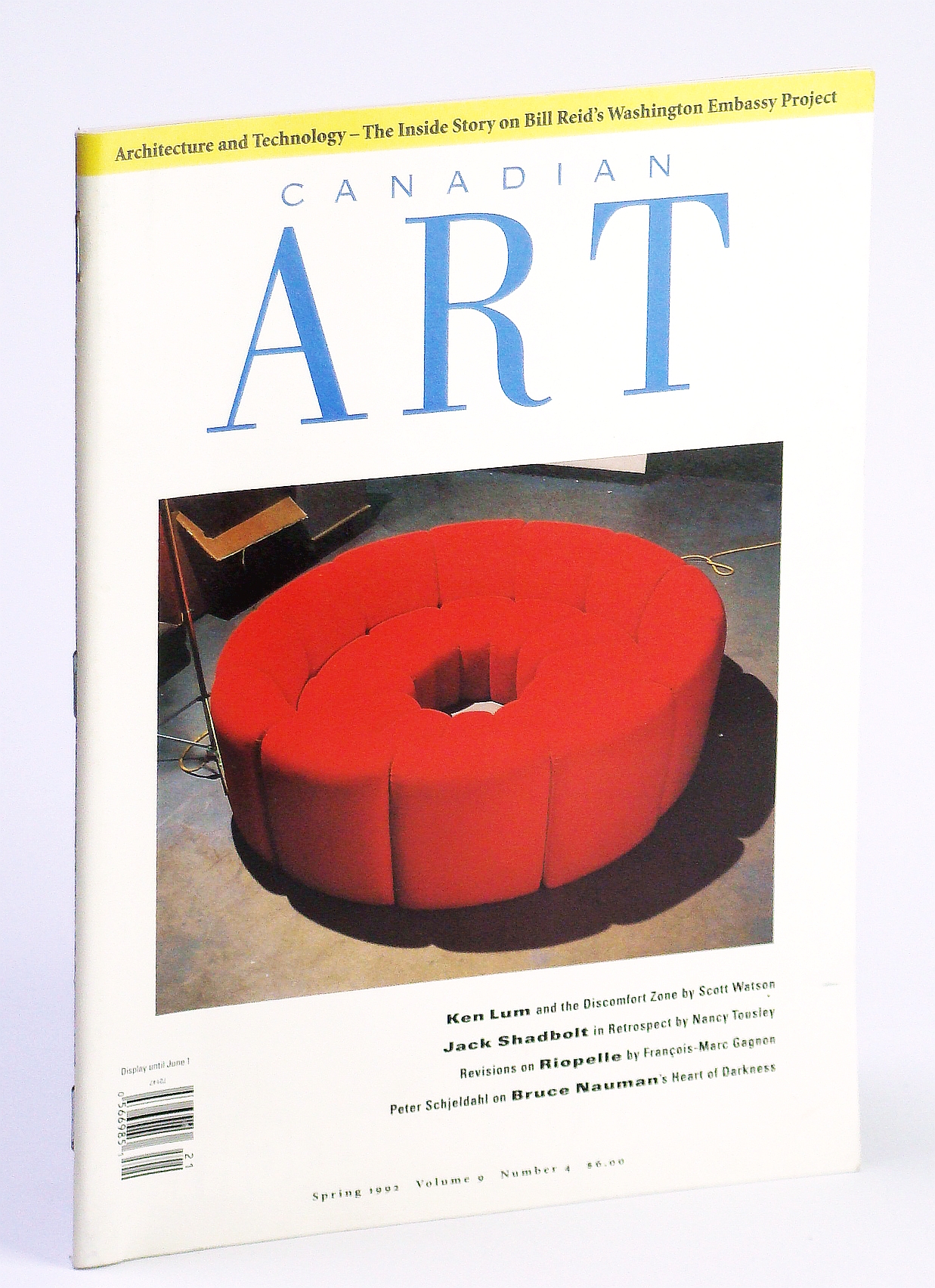 Image for Canadian Art Magazine, Spring 1992, Volume 9, Number 4: The Inside Story on Bill Reid's Washington Embassy Project