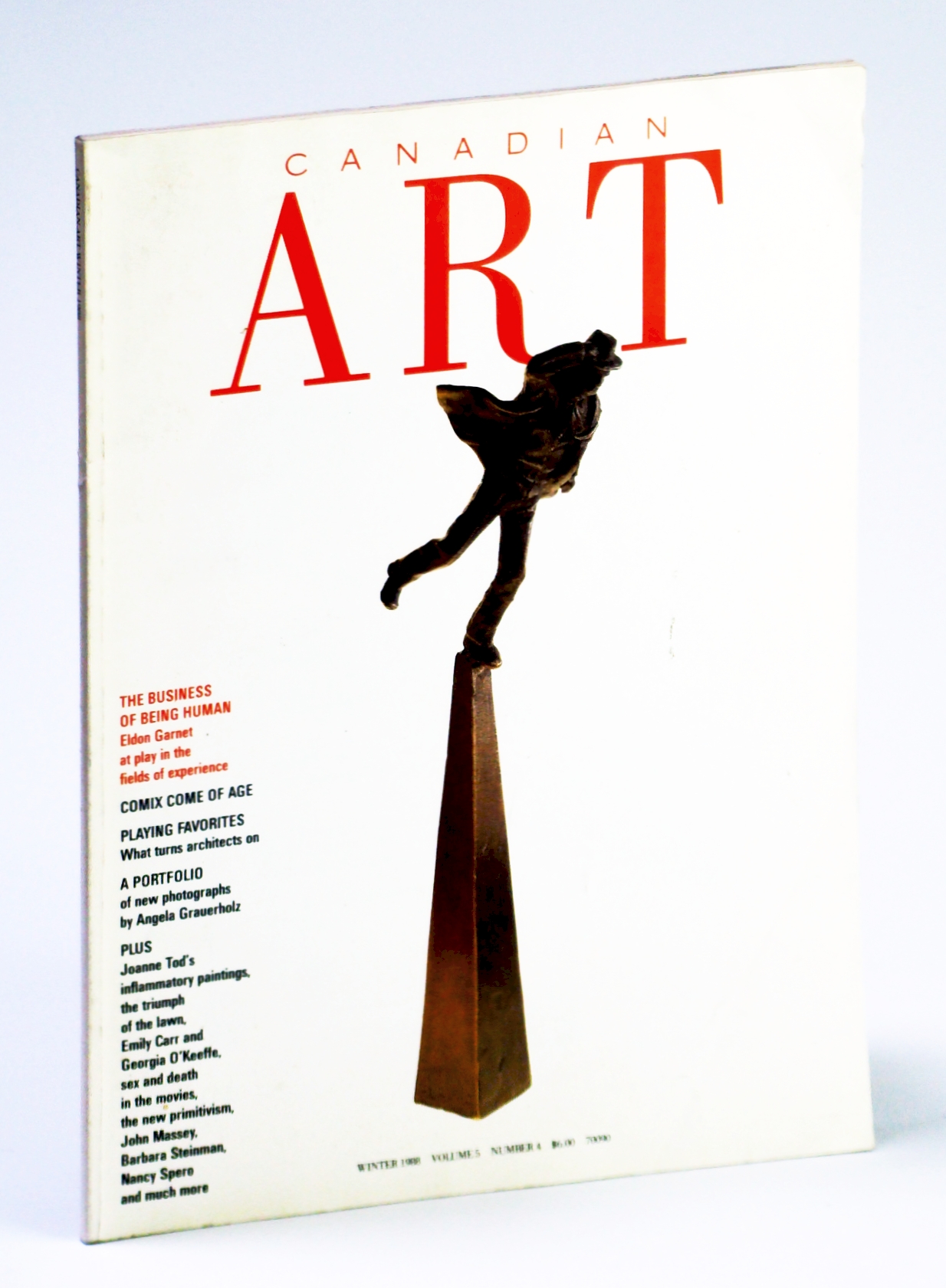 Canadian Art (Magazine), Winter 1988, Volume 5, Number 4 - Angela Grauerholz Image for Canadian Art (Magazine), Winter 1988, Volume 5, Number 4 - Angela Grauerholz