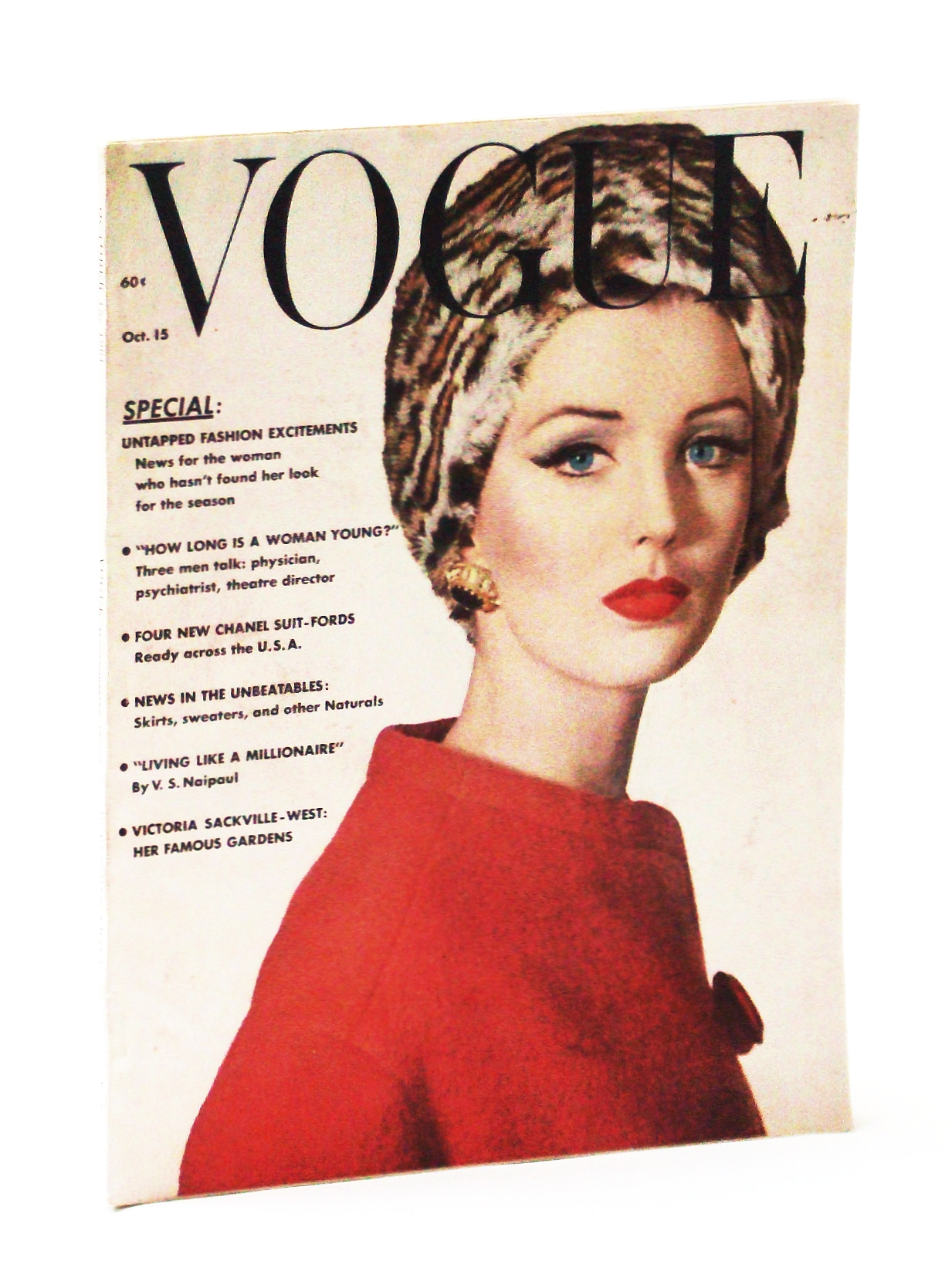 Vogue Magazine (American), October (Oct.) 15, 1961, Vol. 138, No. 7