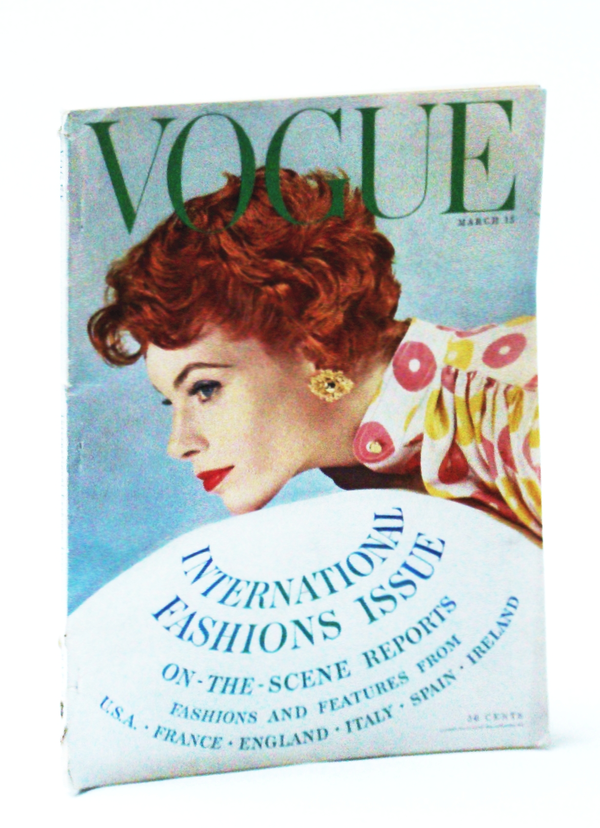 Image for Vogue (American) Magazine, March (Mar.) 15, 1954 - International Fashions Issue