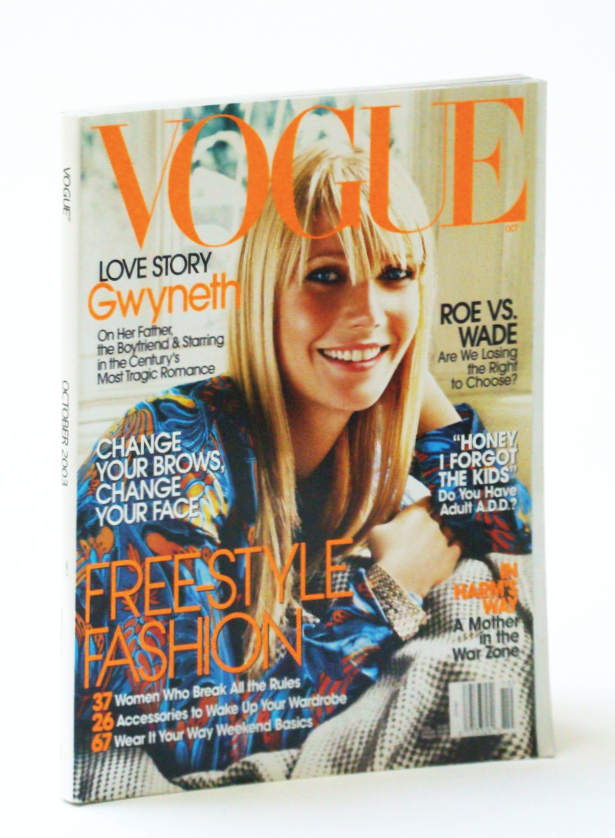 Vogue (American) Magazine, October (Oct.) 2003 - Gwyneth Paltrow Cover Image for Vogue (American) Magazine, October (Oct.) 2003 - Gwyneth Paltrow Cover