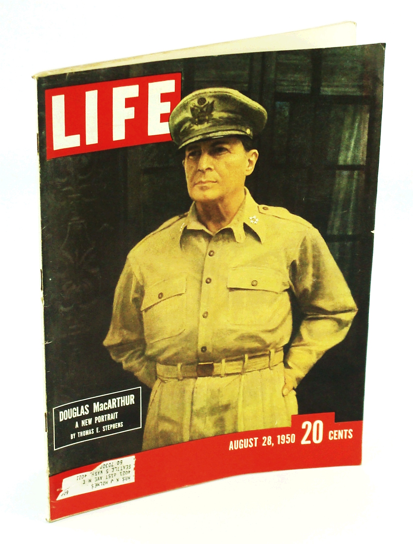 Image for Life Magazine, August [Aug.] 28, 1950 - General Douglas MacArthur Color Cover Portrait