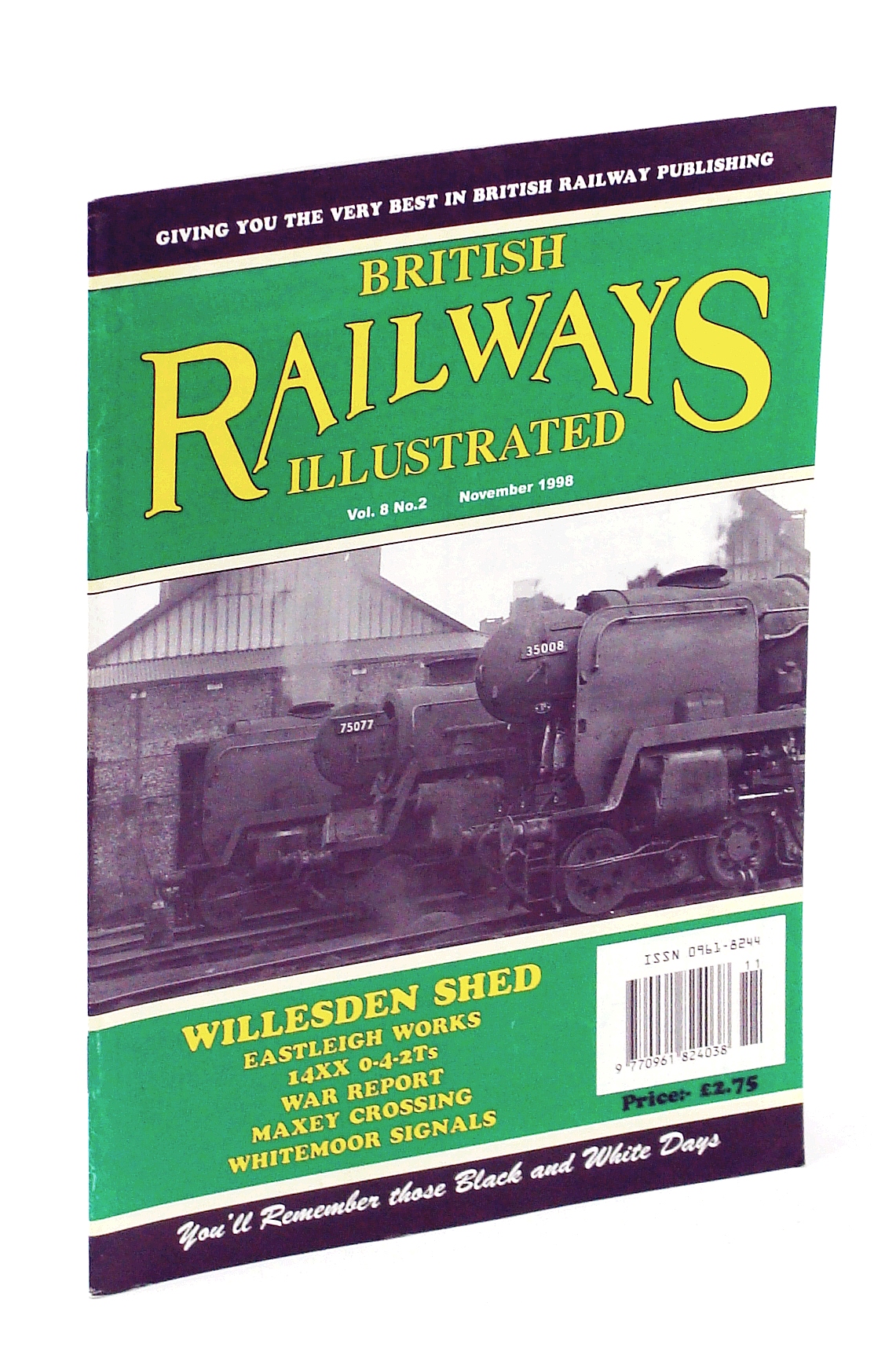 Image for British Railways Illustrated, November [Nov.] 1998, Vol. 8 No. 2 - Willesden Shed