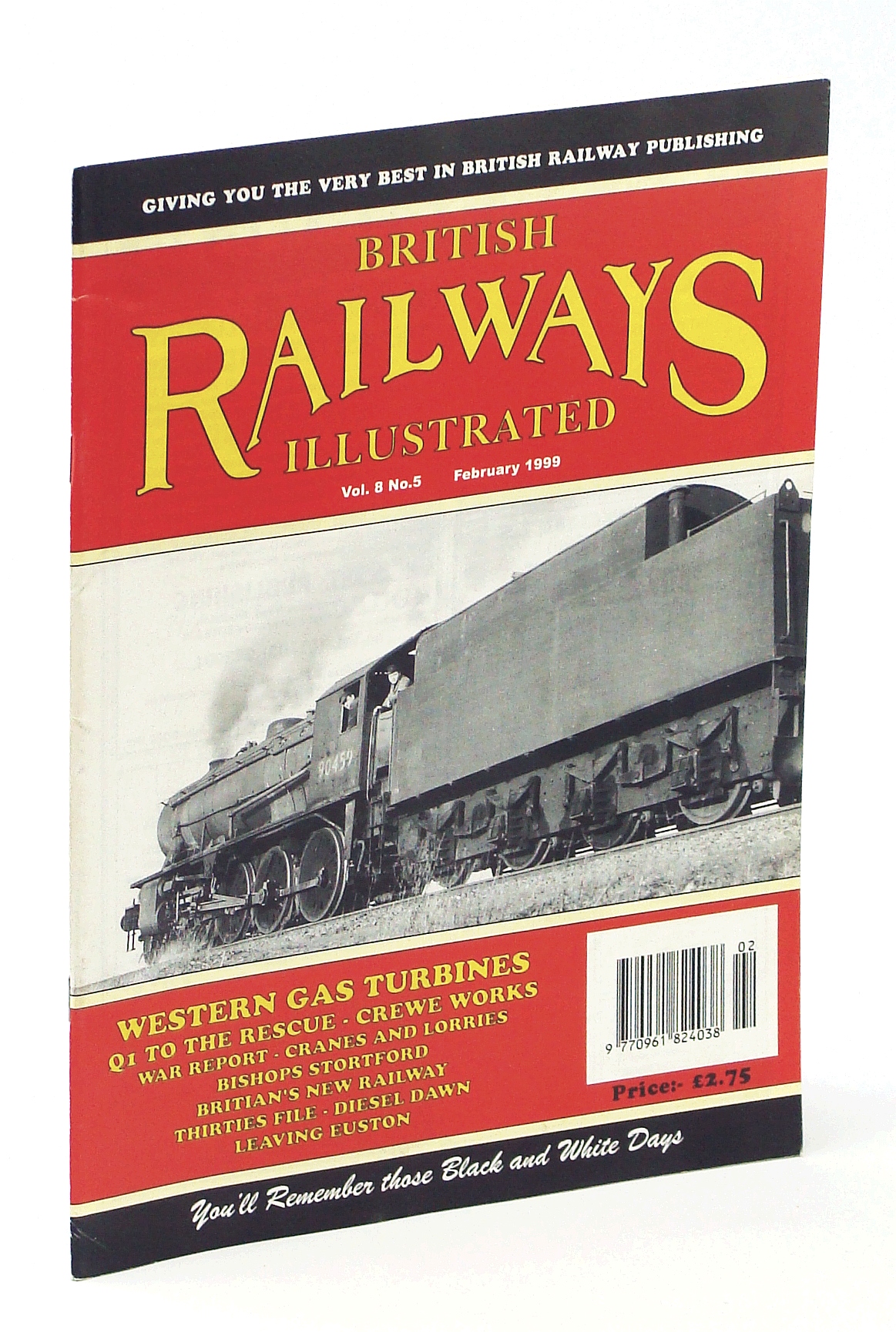 Image for British Railways Illustrated, February [Feb] 1999, Vol. 8 No.5: Western Gas Turbines