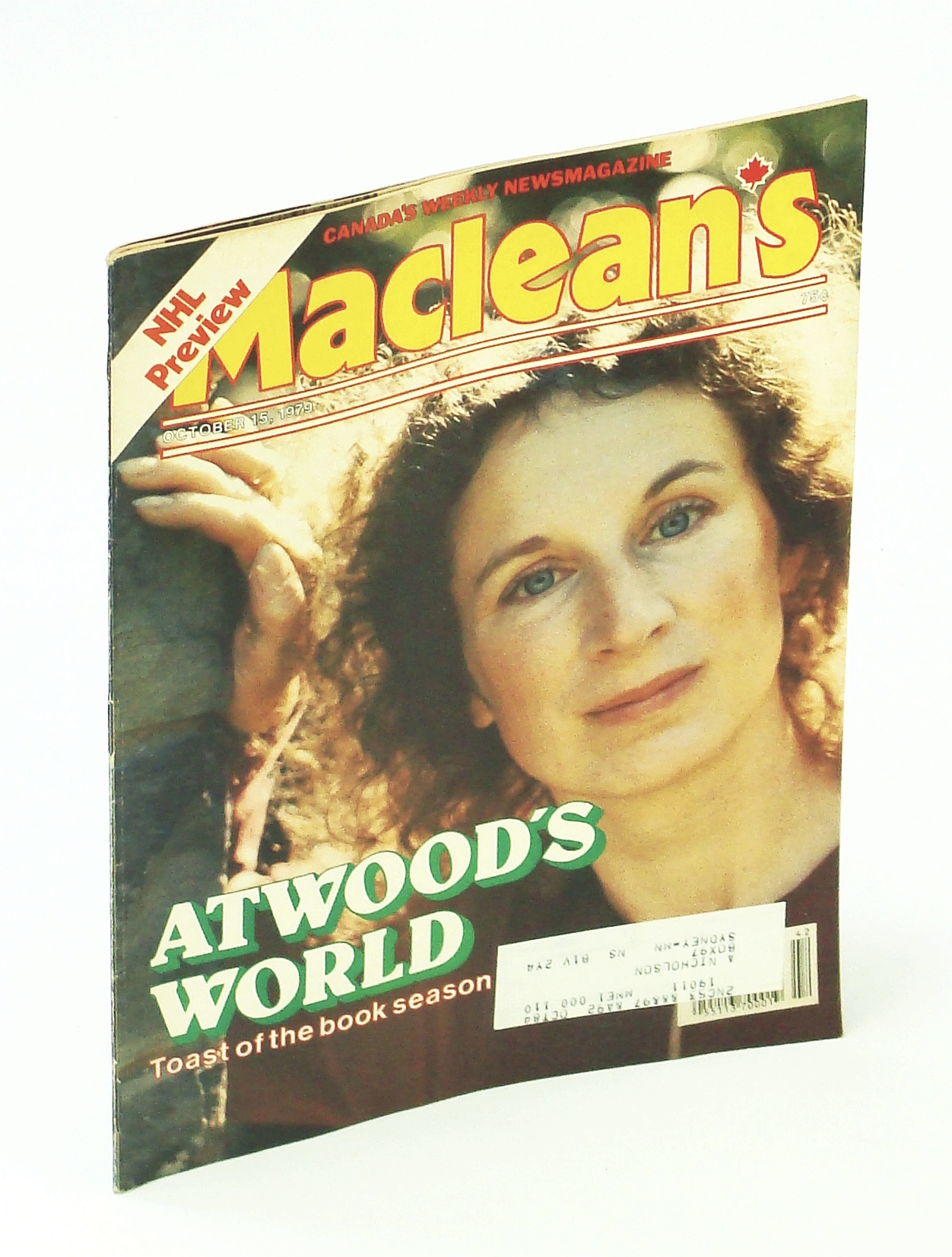 Image for Maclean's - Canada's Weekly News Magazine, October [Oct.] 15, 1979 - Margaret Atwood Cover Vol. 93, No. 42