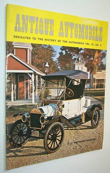 Image for Antique Automobile Magazine - Dedicated to the History of the Automobile, November-December, 1961