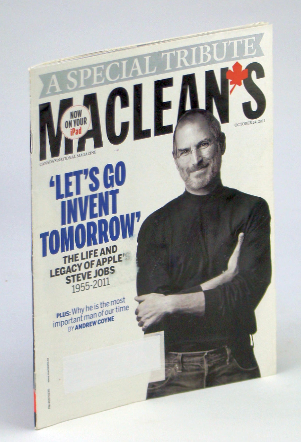 Image for Maclean's Magazine, October 24, 2011 - Steve Jobs Tribute Issue
