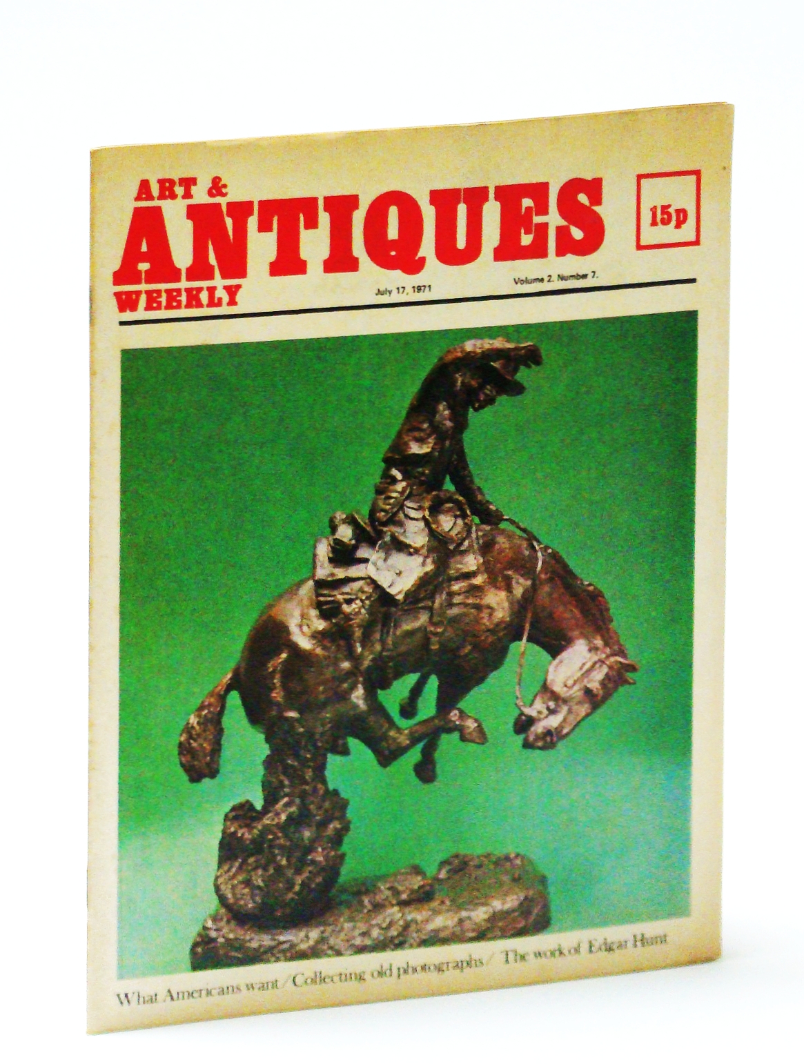 Image for Art & (and) Antiques Weekly, July 24, 1971: Artist James Ward