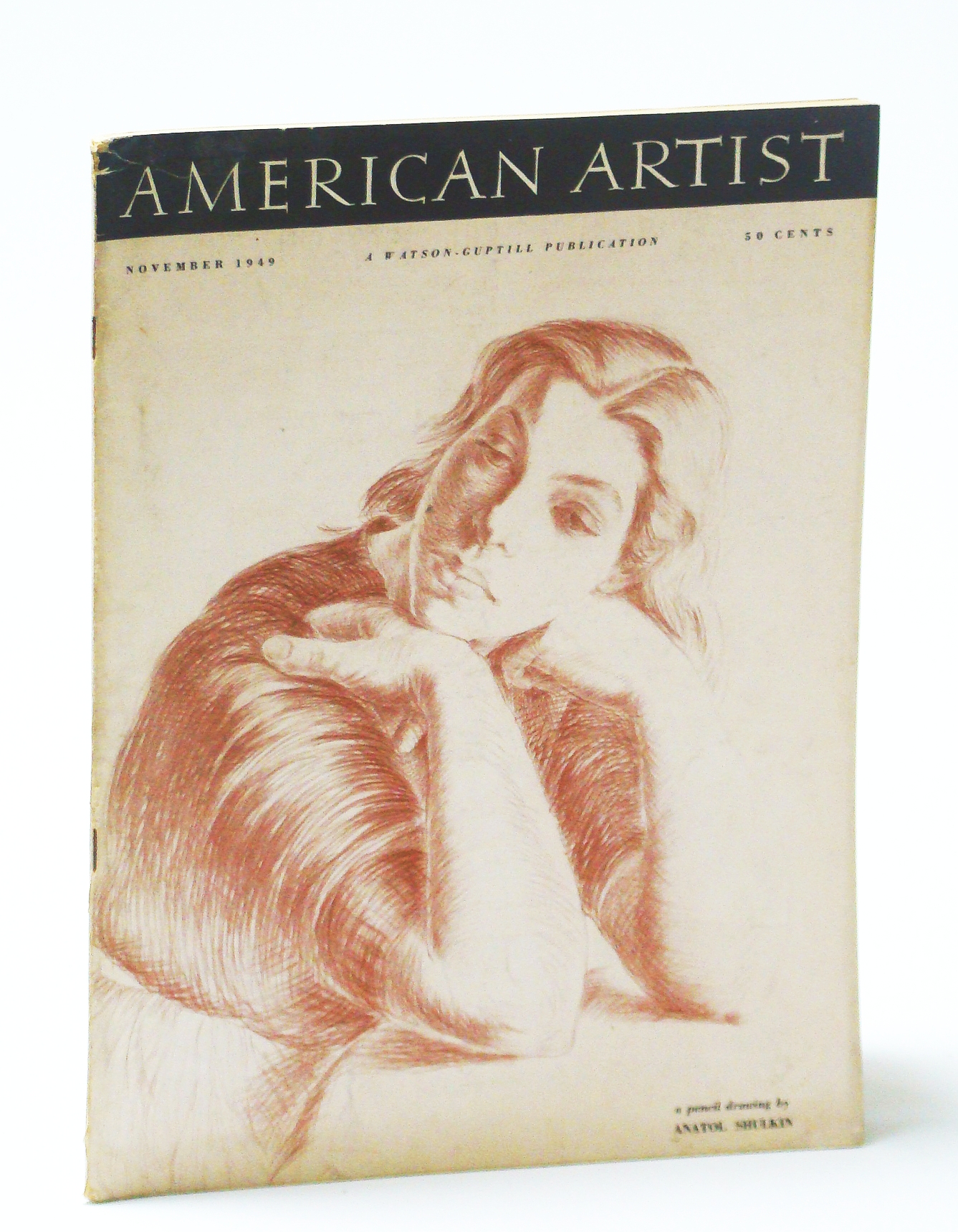 Image for American Artist Magazine, November (Nov.) 1949 - Elmer Jacobs / Leslie Saalburg