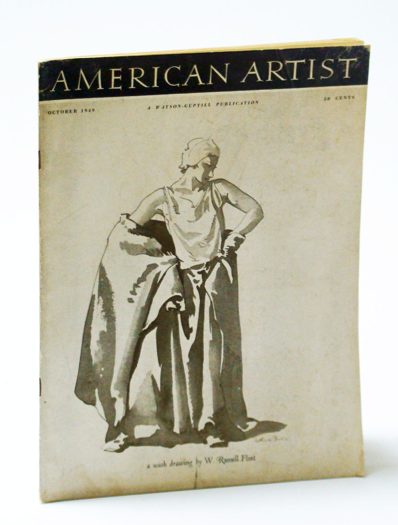 Image for American Artist Magazine, October (Oct.) 1949 - Keith Shaw Williams / Serigraphy