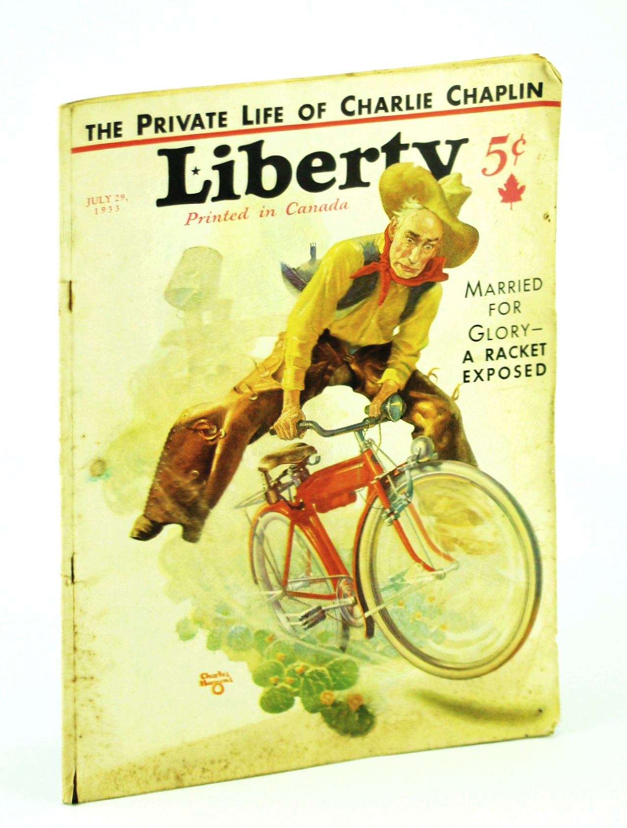 Image for Liberty Magazine, July 29, 1933, Vol. 10, No. 30: The Private Life of Charlie Chaplin