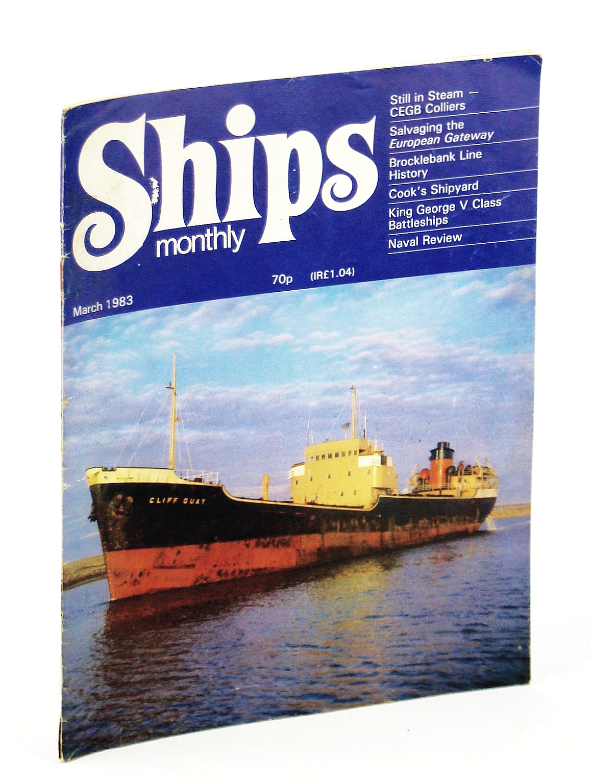 Image for Ships Monthly - The Magazine for Shiplovers Ashore and Afloat, March 1983 - Salvaging the Èuropean Gateway