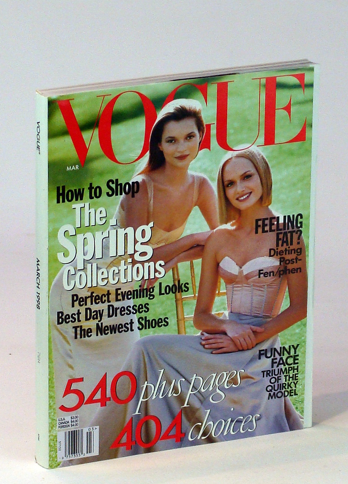 Vogue (US) Magazine, March (Mar.) 1998 The Spring Collections