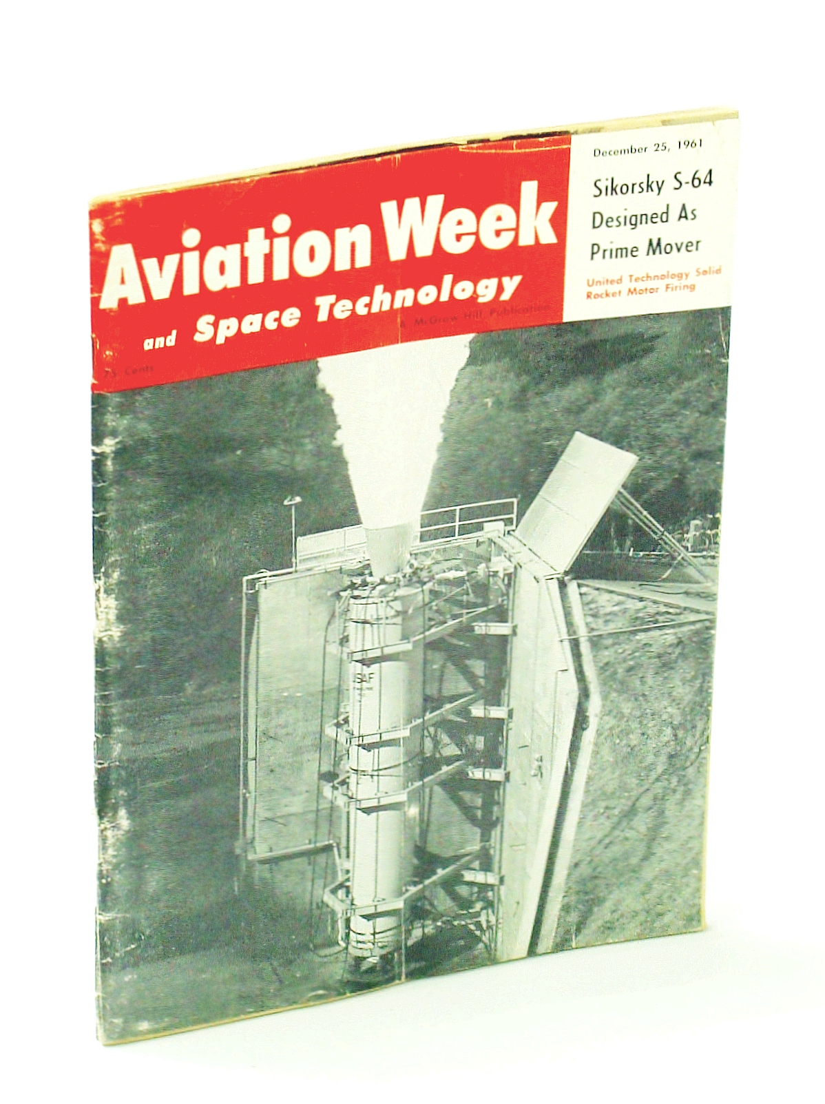 Image for Aviation Week and Space Technology Magazine, 25 December 1961, Vol. 75, No. 26 - Sikorsky S-64 Feature Article