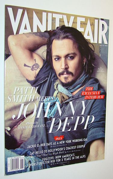 Vanity Fair Magazine, January 2011 - Johnny Depp Cover