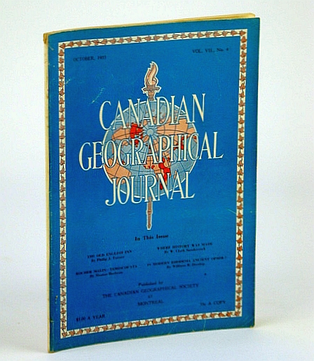 Image for Canadian Geographical Journal, October (Oct.) 1933, Vol VII, No. 4 - Is Modern Rhodesia Ancient Ophir?