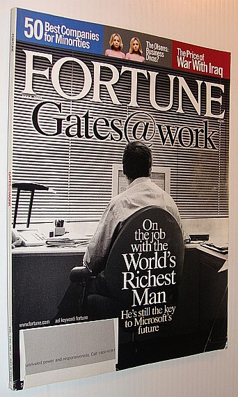 Image for Fortune Magazine, July 8, 2002 *On the Job With Bill Gates*