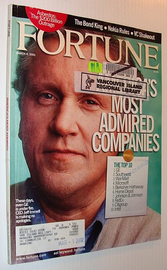 Image for Fortune Magazine, 4 March, 2002 *Jeff Immelt Cover Photo*