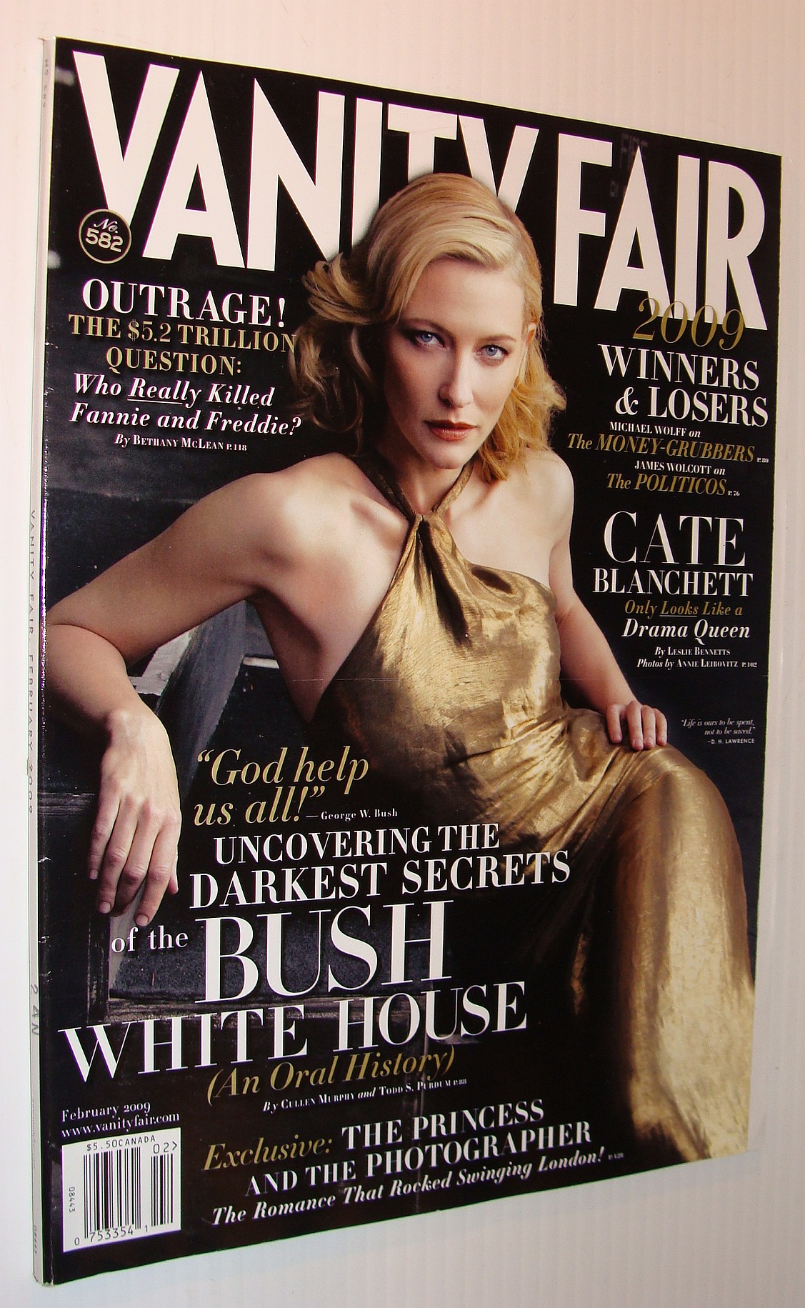 Vanity Fair Magazine, February 2009 *Cate Blanchett Cover*