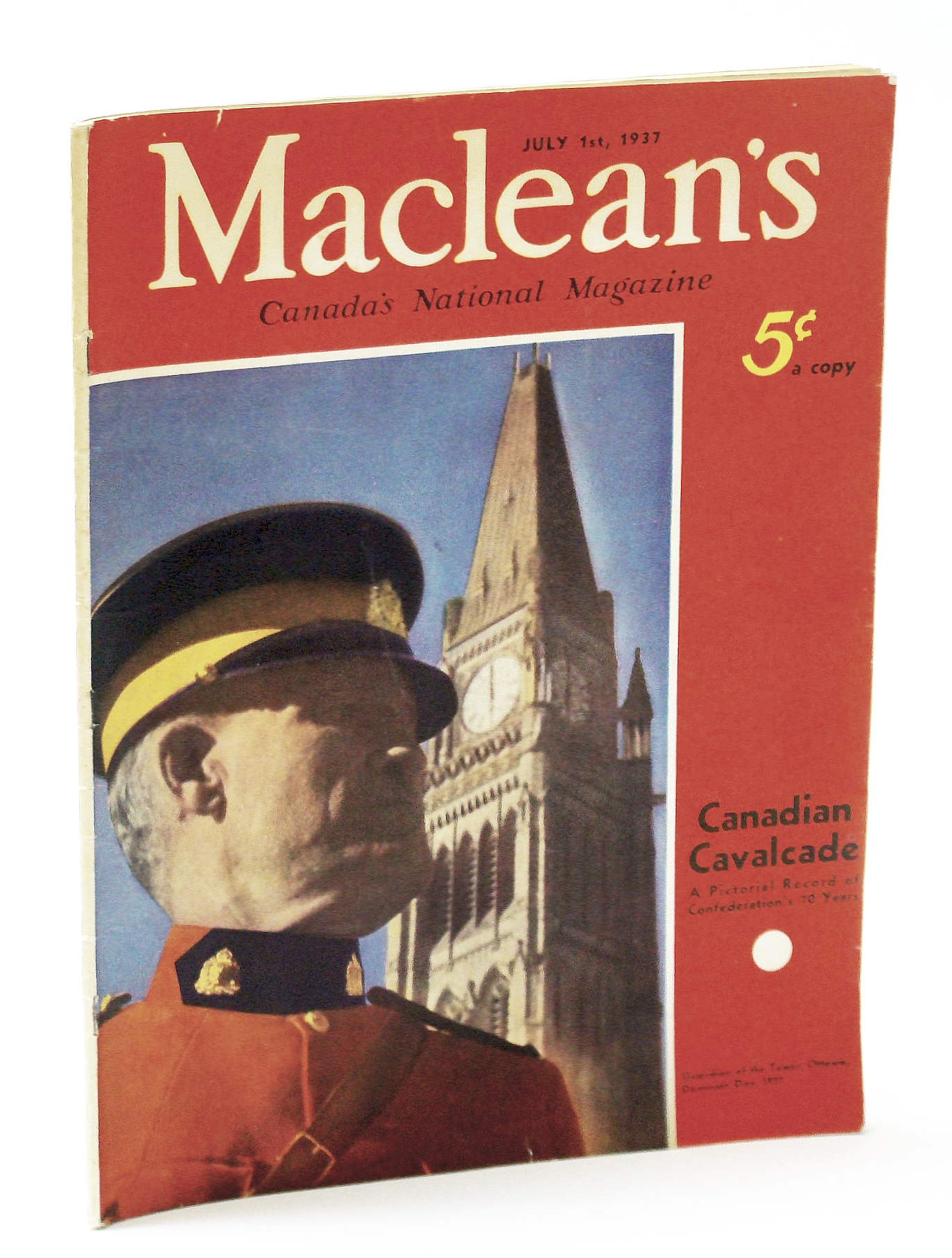 Image for Maclean's Magazine July 1, 1937 *Canadian Cavalcade: A Pictorial Record of Confederation's 70 Years*