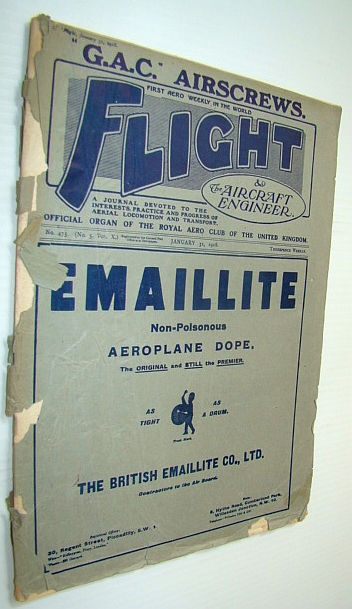 Image for Flight (Magazine) And The Aircraft Engineer, January 31, 1918 - The United Eastern Tractor Biplane