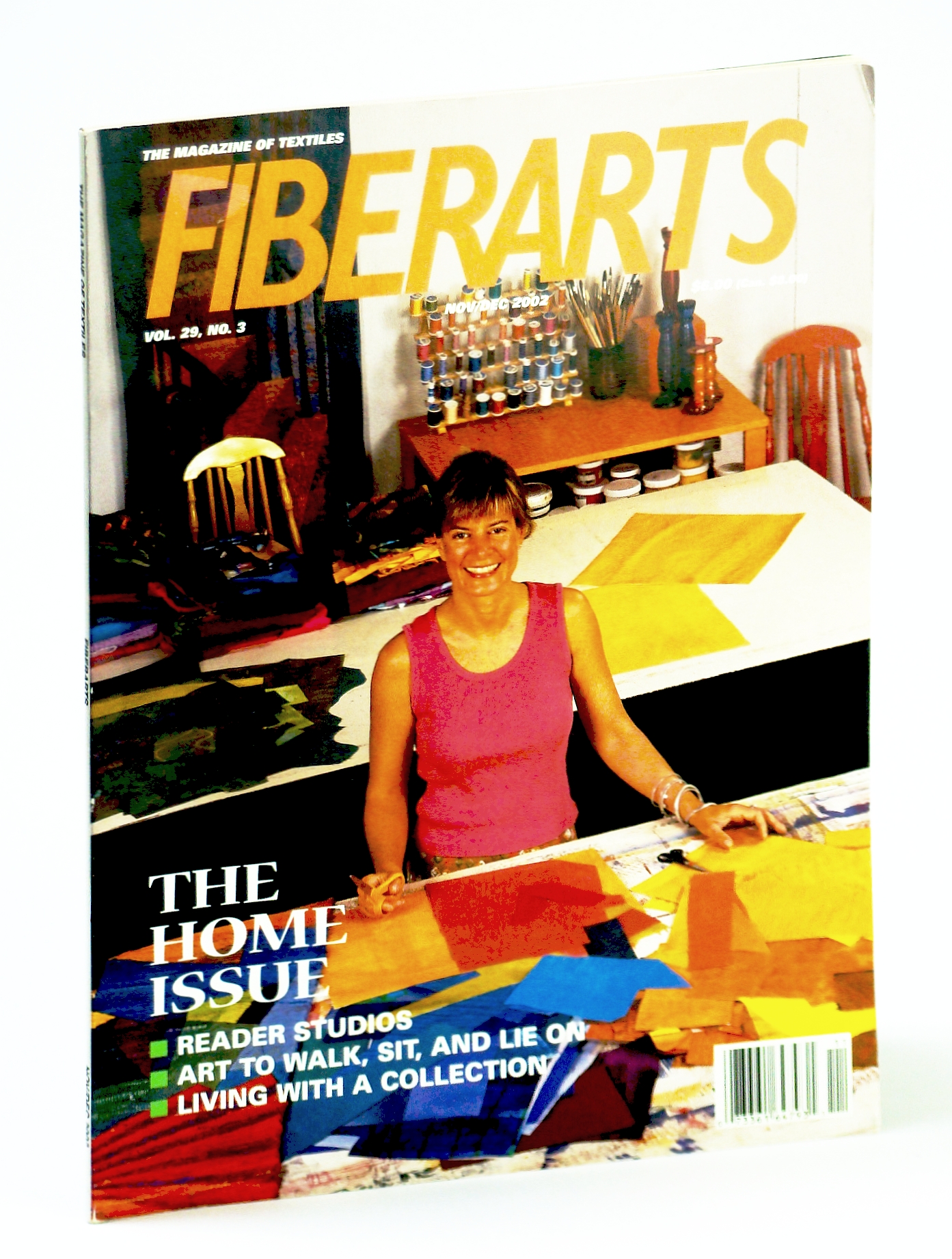 Fiberarts, The Magazine of Textiles, November / December (Nov. / Dec.) 2002: The Home Issue Image for Fiberarts, The Magazine of Textiles, November / December (Nov. / Dec.) 2002: The Home Issue