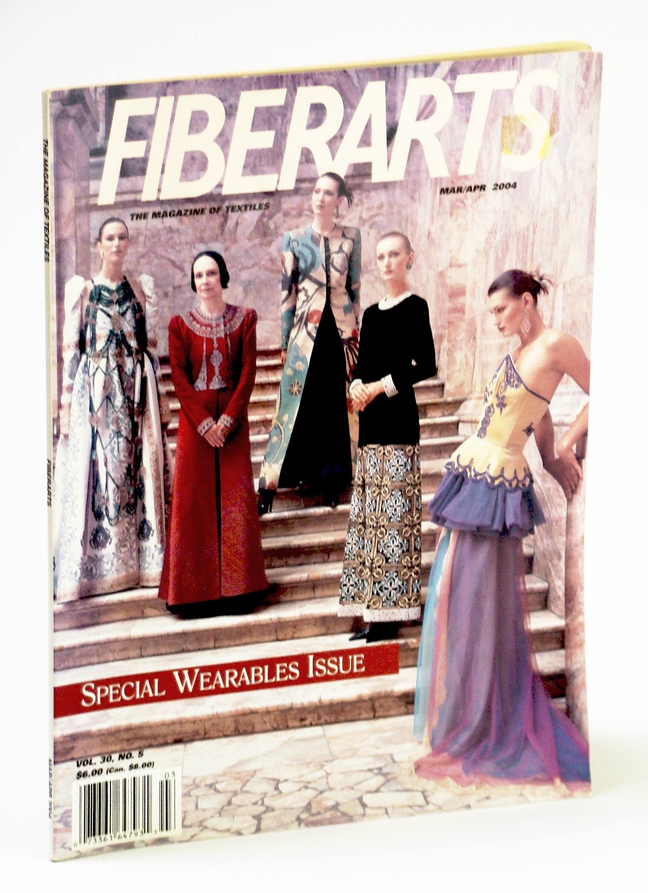 Fiberarts, The Magazine of Textiles, March / April (Mar. / Apr.) 2004: Special Wearables Issue Image for Fiberarts, The Magazine of Textiles, March / April (Mar. / Apr.) 2004: Special Wearables Issue
